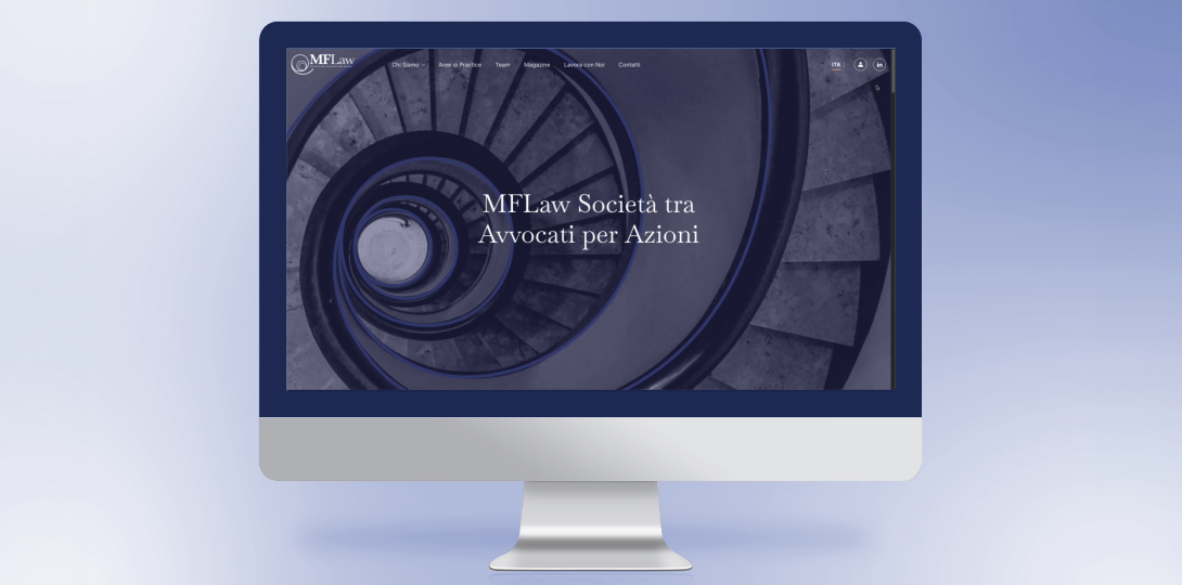 Restyling del sito web di MFLaw